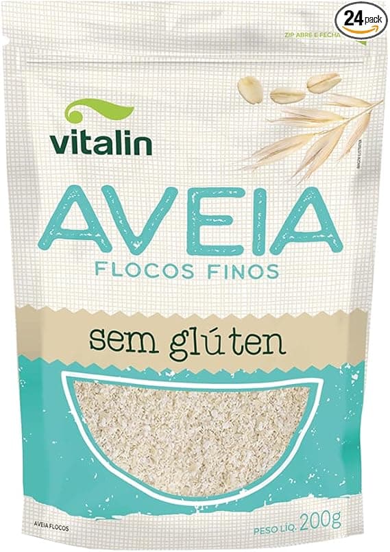 Vitalin Aveia Flocos Finos Sem Glúten 200 g — R$15,99 Volta às Aulas