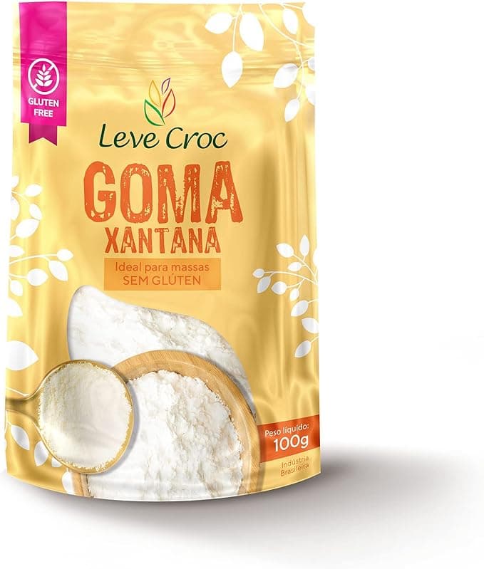 Goma Xantana Leve Croc 100g por R$37,90: textura estável sem glúten
