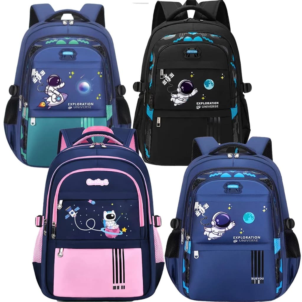 Mochila escolar infantil resistente que protege e organiza o material no dia a dia
