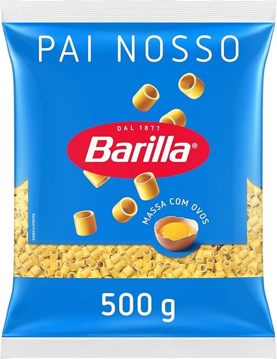 Barilla 500 g Pai Nosso com Ovos em oferta de Volta às Aulas: R$19,90