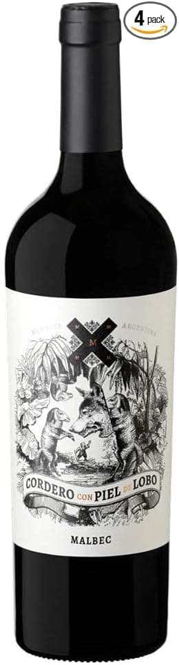 Cordero Con Piel de Lobo Malbec: Malbec argentino a R$59,95