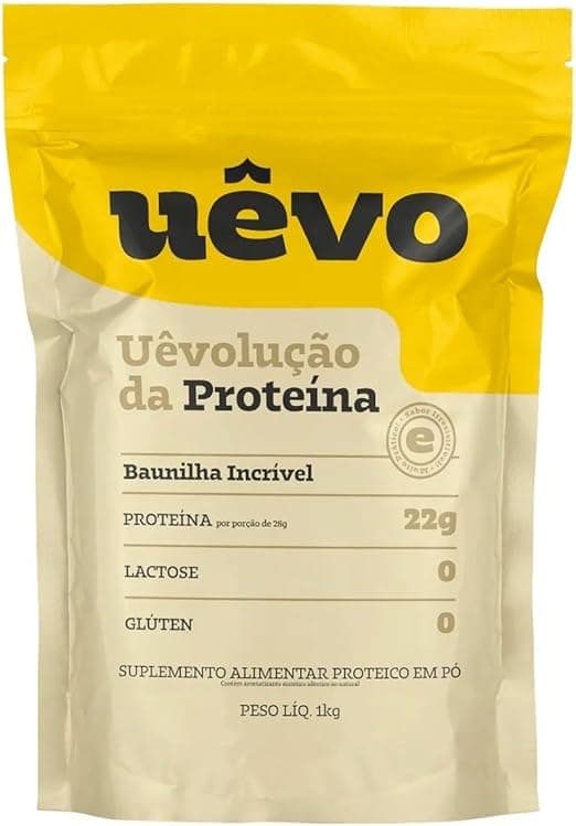 Albumina Uevo Refil 1 kg Baunilha: R$52,90 na Amazon com frete grátis