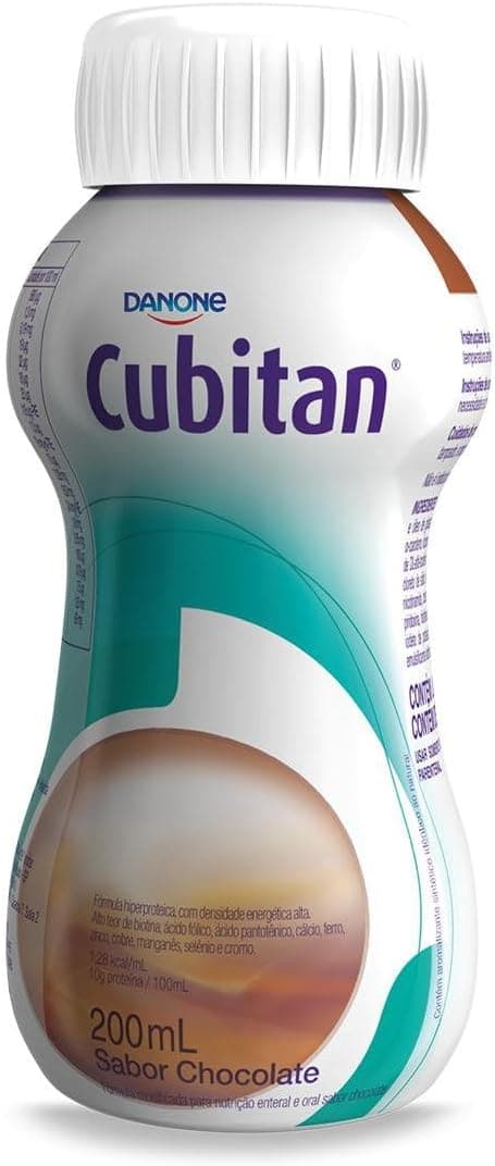 Cubitan Chocolate 200ml: proteico para cicatrização a R$24,99