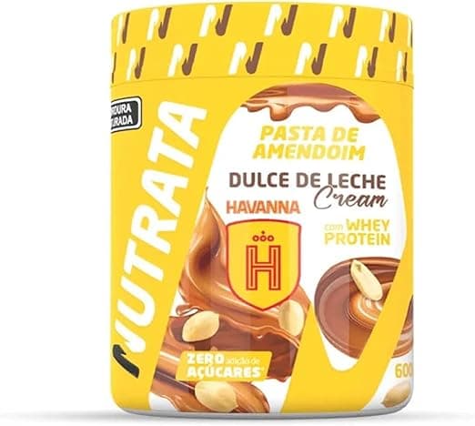 Nutrata Pasta de Amendoim Dulce Leche Havanna 600g com frete grátis