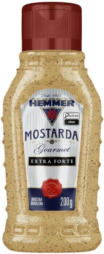 Mostarda Escura Holandesa Hemmer Squeeze 200 g por R$ 15,69 na Amazon