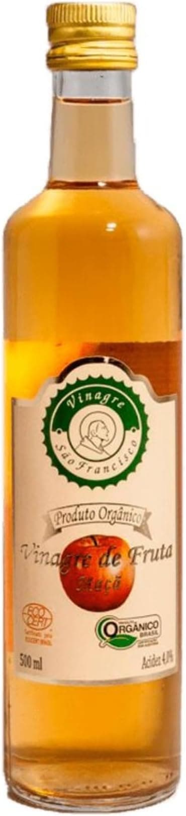 Vinagre Orgânico de Maca Sao Francisco 500ml — Promoção na Amazon