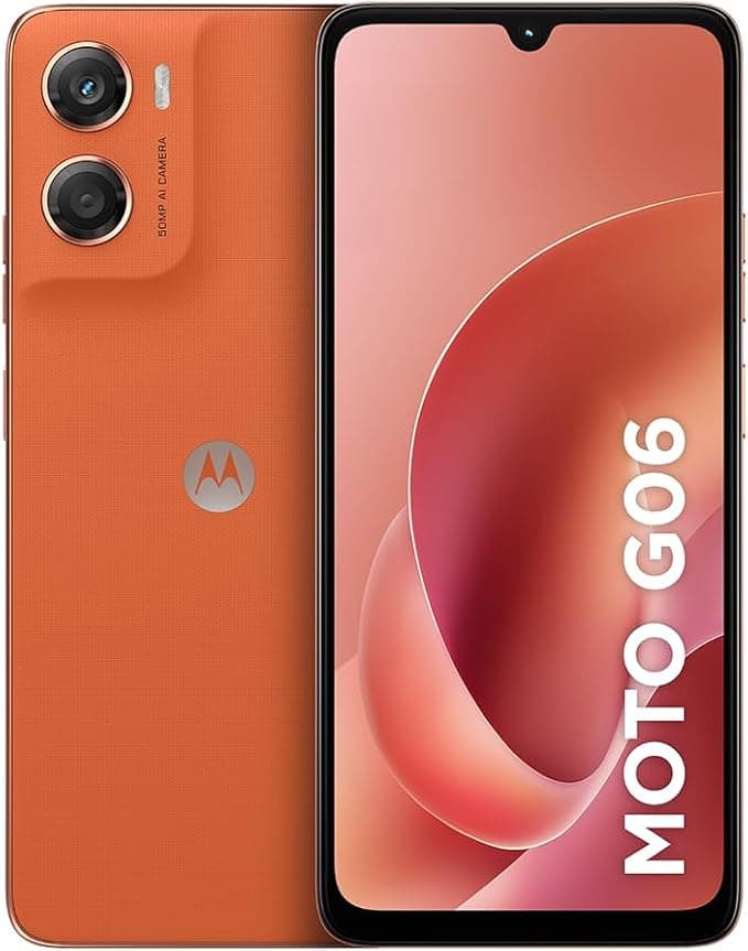 Moto g06: 128GB/12GB RAM com RAM Boost; tela 6,9 e 50 MP por R$655,21