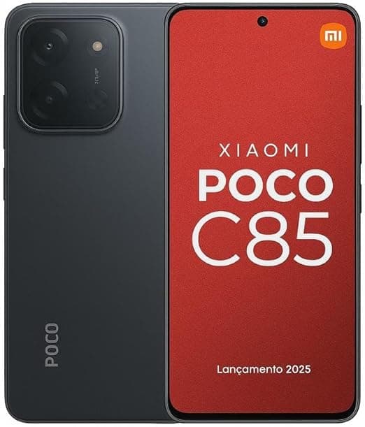 Poco C85: 8GB RAM, 256GB ROM, NFC – de R$999,00 por R$949,00 na Amazon