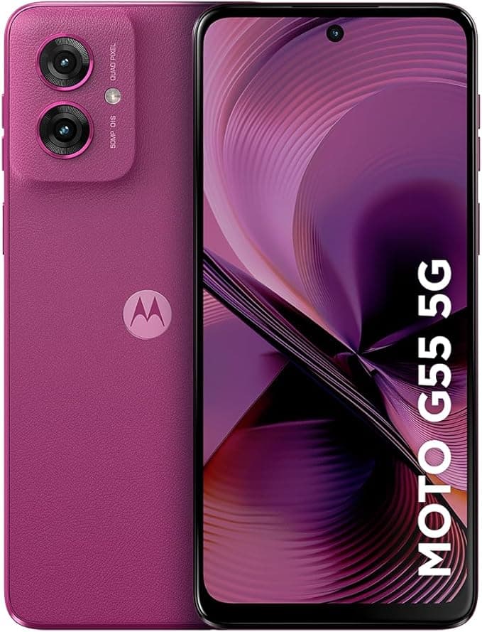 Moto g55 5G com RAM Boost: 256GB/16GB, câmera 50MP com AI R$1.299,90