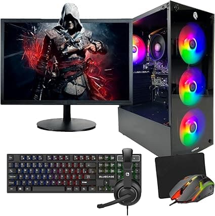 PC Gamer Ryzen 5 5600GT: 16GB, monitor 19″ R$3.559,99 cupom R$100