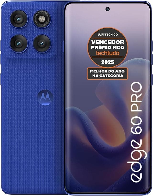 Motorola Edge 60 Pro 5G: tela Quad-Curve, câmera Sony, R$2.799 à vista
