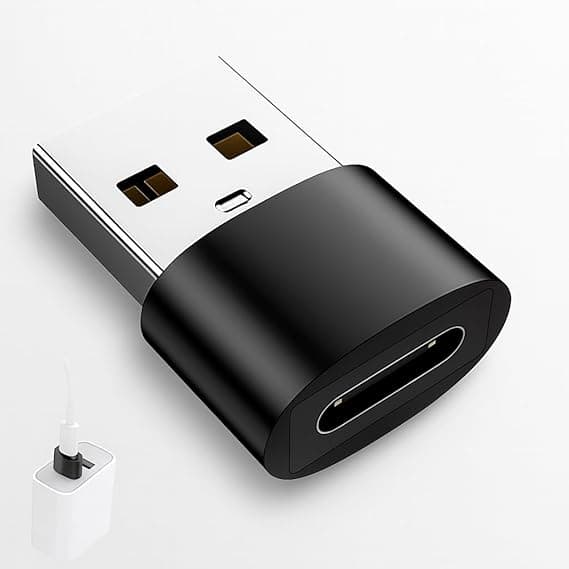 Adaptador USB-C para USB-A 3.0 OTG: 5 Gbps + Carregamento 30W