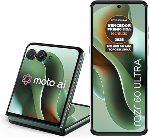 Razr 60 Ultra: dobrável premium, 1 TB + 16 GB RAM, R$ 7.199 na Amazon