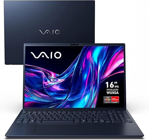 VAIO FE 16: Ryzen 5-5625U, tela 16″ IPS antirreflexo, por R$3.557,47