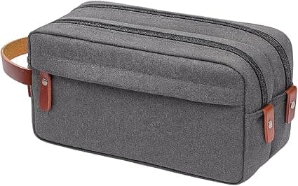 Necessaire de Viagem Unissex Impermeável com 2 Compartimentos — R$19,35