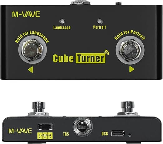 Cube Turner: pedal sem fio da M-VAVE por R$136,80 com 48h de bateria