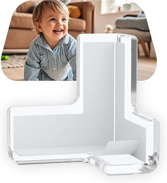 Kit 10 Protetores de Cantos para Bebê em Silicone Transparente