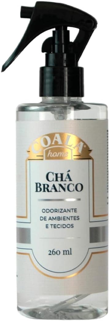 Coala Home Spray 260ml Chá Branco — Amazon: R$26,91, 10% off (R$29,90)