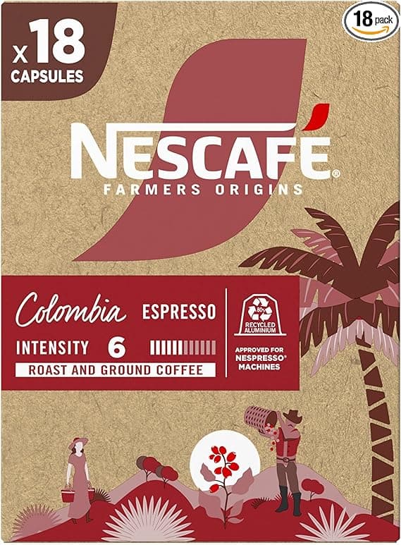 Nescafé Farmers: 18 cápsulas Nespresso por R$28,90 — sabor frutado