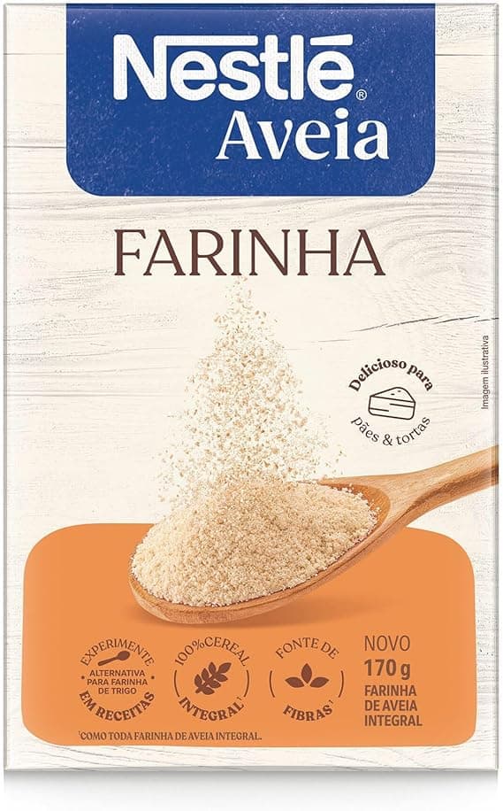 Farinha de Aveia Nestlé 170g por R$5,59 na Amazon: prática sem glúten