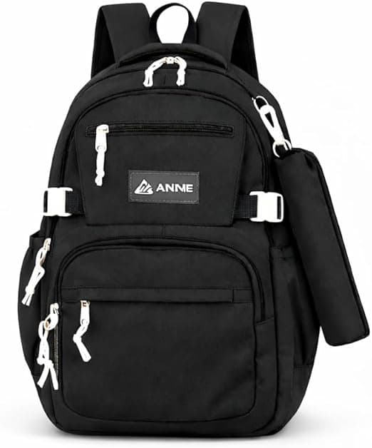 Mochila Escolar Grande à Prova d’Água com Estojo — R$44,90 na Amazon
