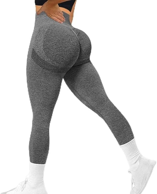 Leggings femininas de cintura alta para treino – ioga sem costura