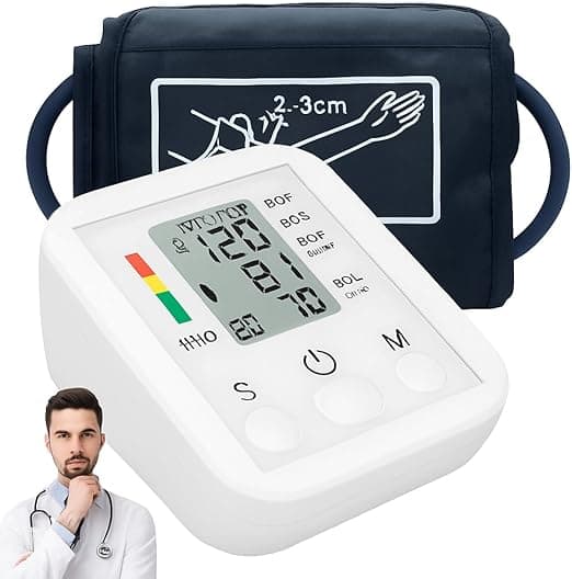 Monitor de Pressão Arterial com Tela Grande e Arritmia – R$44,90