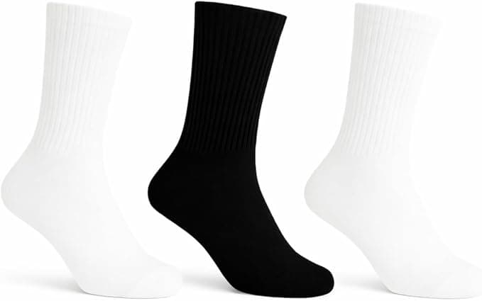 Kit 3 Meias Esportivas Unissex 36-43 – Cano Médio 15 cm, R$42,65
