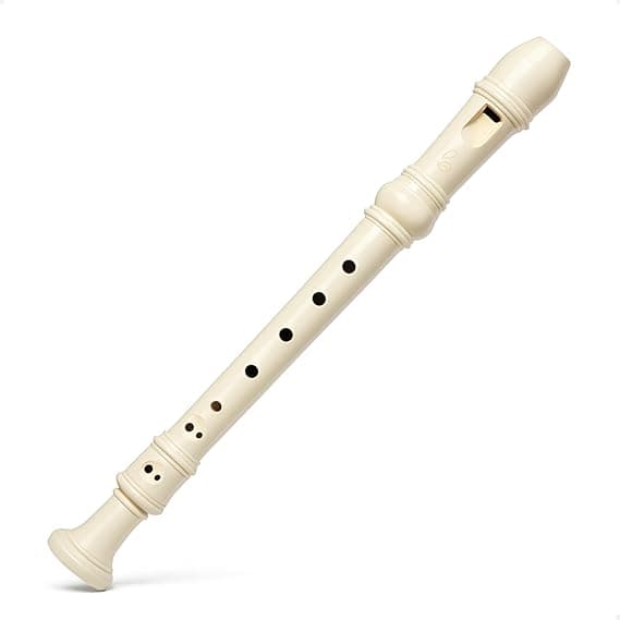 Flauta Doce Soprano Germânica: Kit Iniciante Completo por R$19