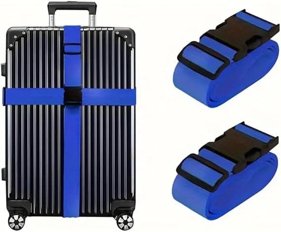 Kit com 2 cintas de segurança para malas por apenas R$34,90 na Amazon