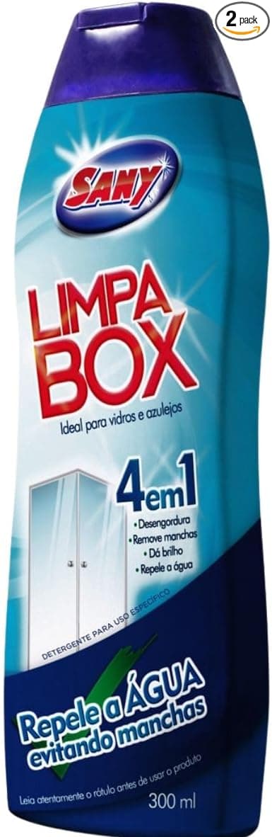 Kit Limpa Box Sanny 4×1 (300 ml): 4 em 1 por R$16,90 para o banheiro