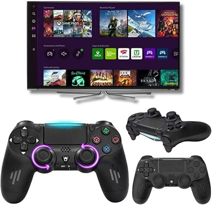 Controle Bluetooth Compatível PS4/Slim/Pro, PC – R$79,00 Amazon