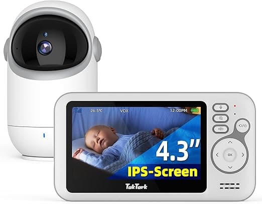 TakTark BM812: Monitor de Bebê 4,3″ sem Wi-Fi por R$439,99 (28% off)