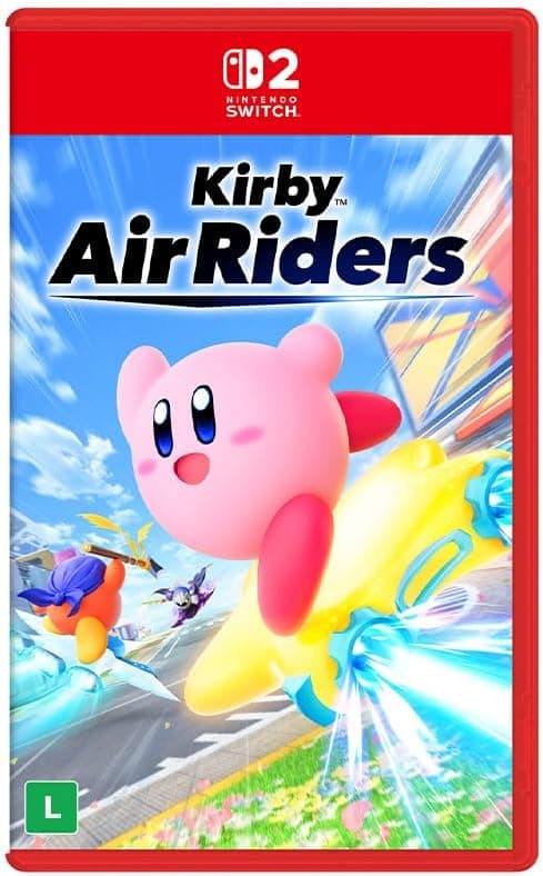 Kirby Air Riders para Switch 2 sai por R$ 409,11 à vista, 12x