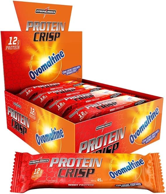 Integralmedica Crisp Bar Ovomaltine: 12 unid. por R$78,11 (37%)