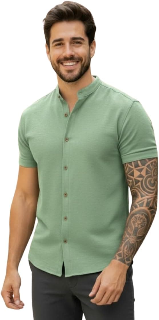 Camisa Social Gola Padre Legacy Uomo: leve e elegante por R$69,90