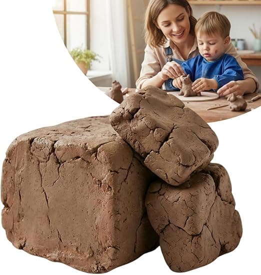 Argila Natural 800g para Modelagem por R$11,90 – ótimo custo-benefício