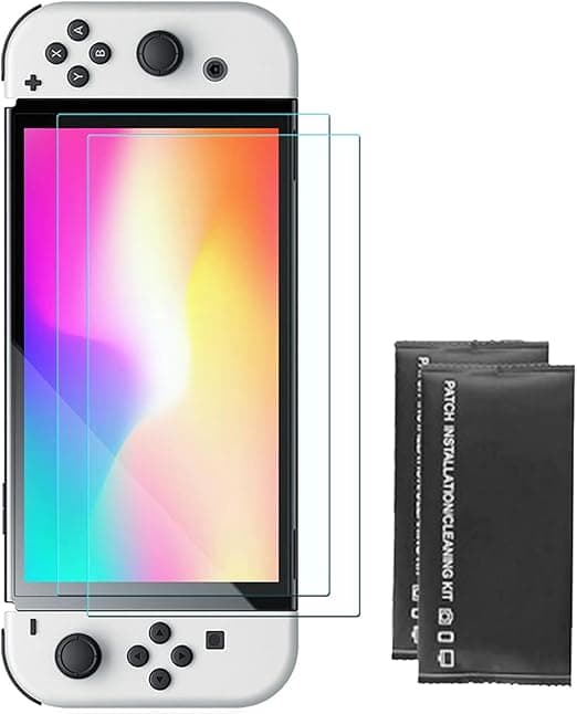 Protetor de Tela de Vidro Temperado para Switch OLED 7″ 2x R$39