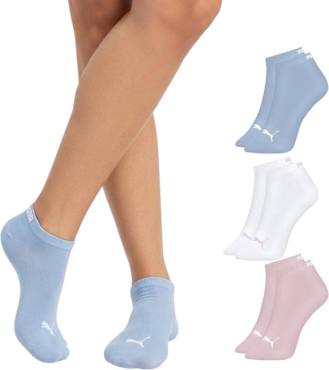 Kit 3 Pares de Meias Puma Cano Curto Feminina — por apenas R$34,99