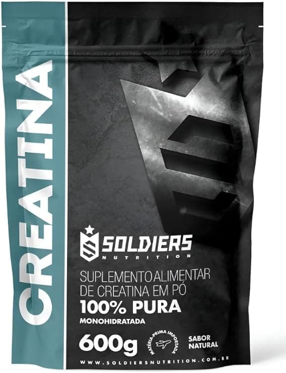 Creatina Monohidratada 600g: R$44,90 na Amazon com 31% de desconto