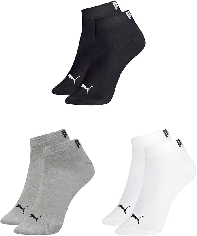 Kit 3 pares de meias Puma, sapatilha cano curto — R$24,99 com desconto