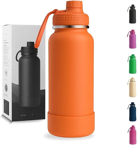 Garrafa Térmica 1L: quente 12h, fria 24h por R$64,90 (desconto de 7%)
