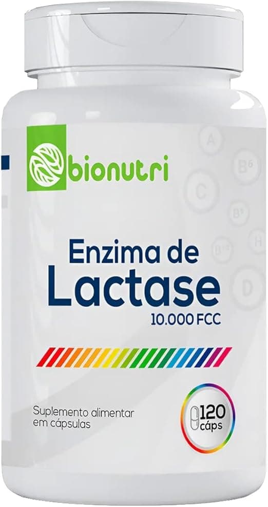 Lactase 10000 FCC – 120 cápsulas, R$36,99 com entrega grátis Amazon