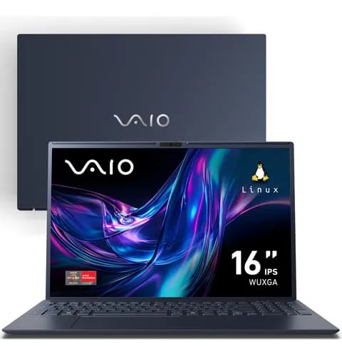 VAIO FE16 com Ryzen 5 5625U por R$ 3.672,92: tela grande, Linux nativo