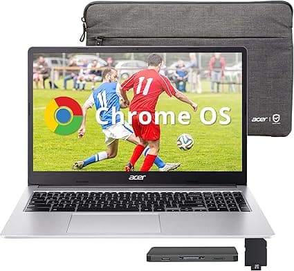 Acer Chromebook 315 15,6″ FHD com Celeron N4500 — R$ 2.860,40 com dock