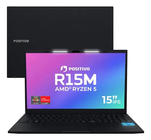 Positivo Vision R15M: oferta Pix de R$ 2.474,10 com tela 15,6 Full HD