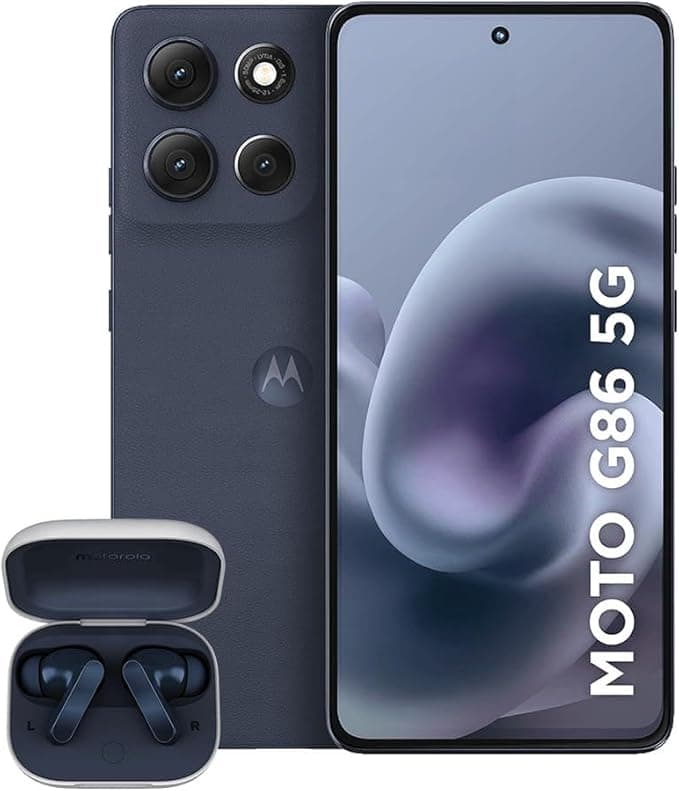 Moto g86 5G Grafite com Buds: R$ 2.085,52 câmera 50 MP e tela pOLED
