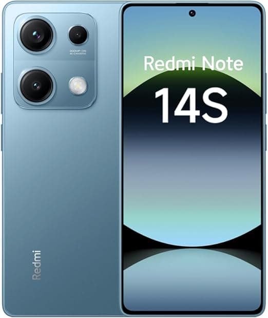Redmi Note 14S 4G NFC Ocean Blue 8/256GB na Amazon R$1.449 CUPOMDODIA