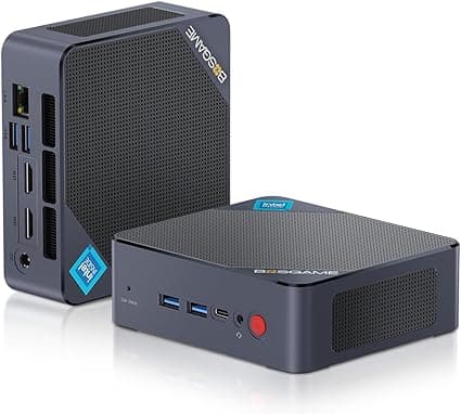BOSGAME B100: Mini PC com Intel N100, 16GB RAM, 512GB NVMe e 3x 4K