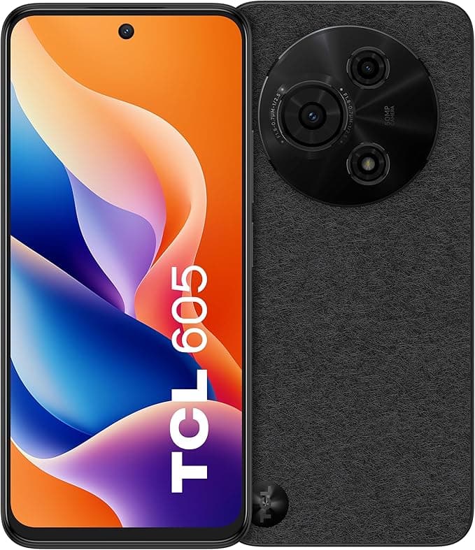 TCL 605: tela 6.7″ HD+ 90 Hz, 256 GB, RAM expandida, R$810,58 Amazon